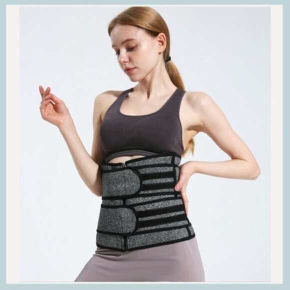 Grey Waist Trainer, Reshape, Burn Fat, Get Sexy Curves, Use Daily, Posture help - Picture 5 of 11